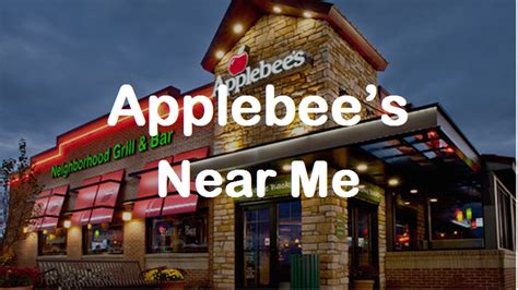 Be sure to choose the location at 2432 E. . Apples bees near me